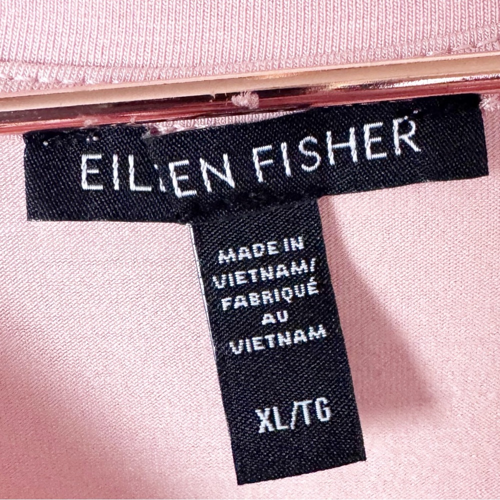 Eileen Fisher Tencel Interlock Ballet Neck Long Sleeve Tee - Picture 5 of 10